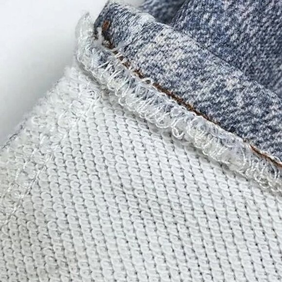 AnotherChill High-Waisted Wide-Leg Denim Sweatpant Jeans – Dark Wash – Size Med - Picture 5 of 5